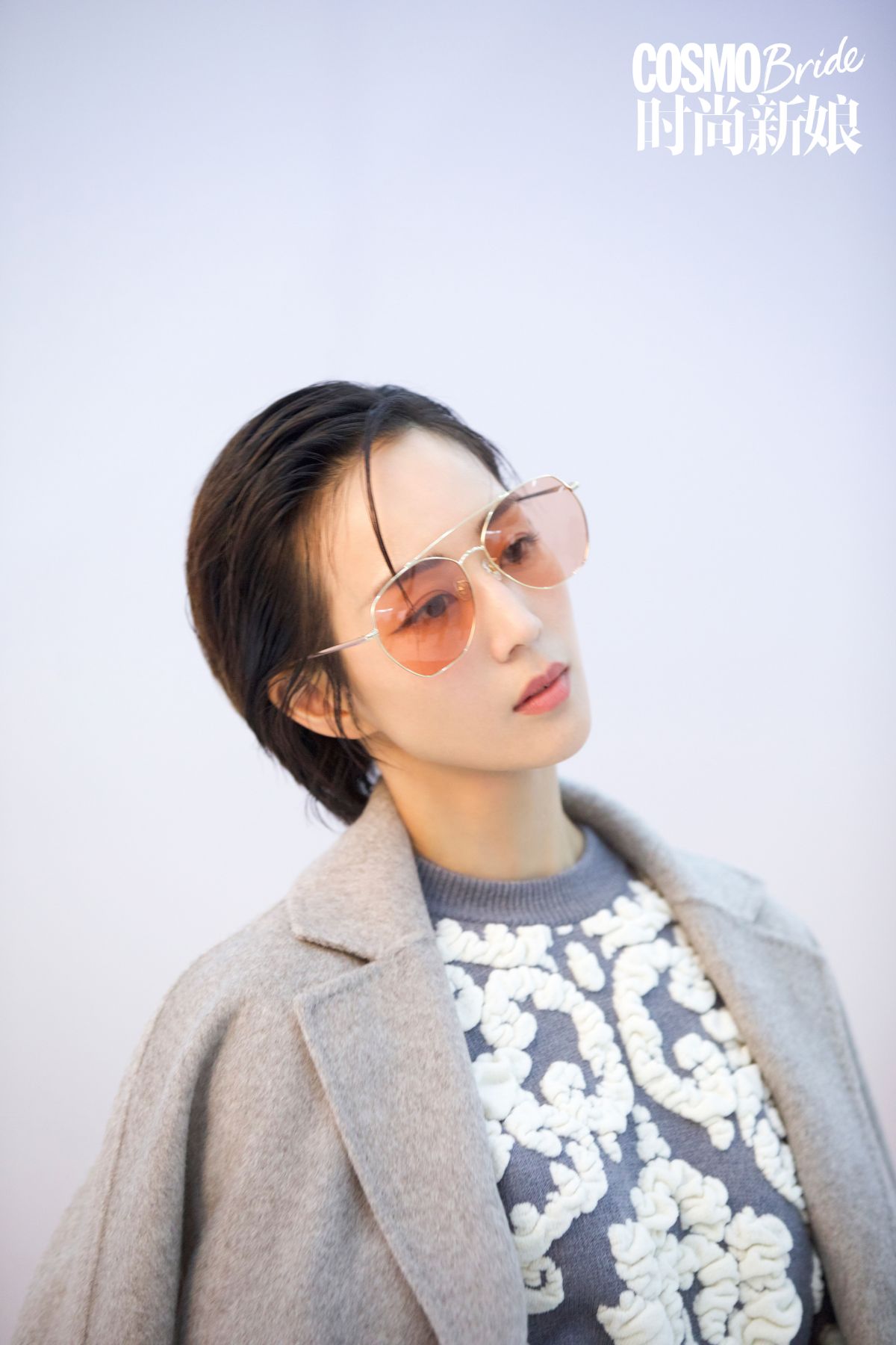 张钧甯杂志平面墨镜植入案例